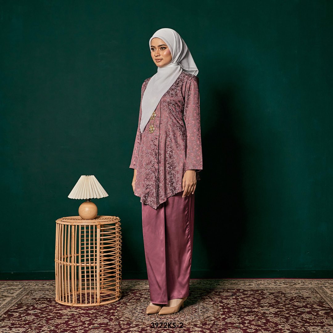 Kebaya Saloma in Vintage Rose (3972KS-2) - Image 3