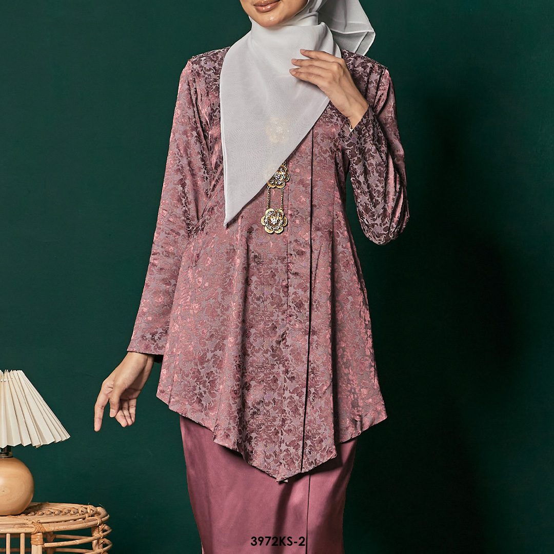 Kebaya Saloma in Vintage Rose (3972KS-2) - Image 4