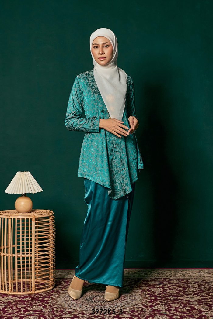 Kebaya Saloma in Teal Green (3972KS-3)