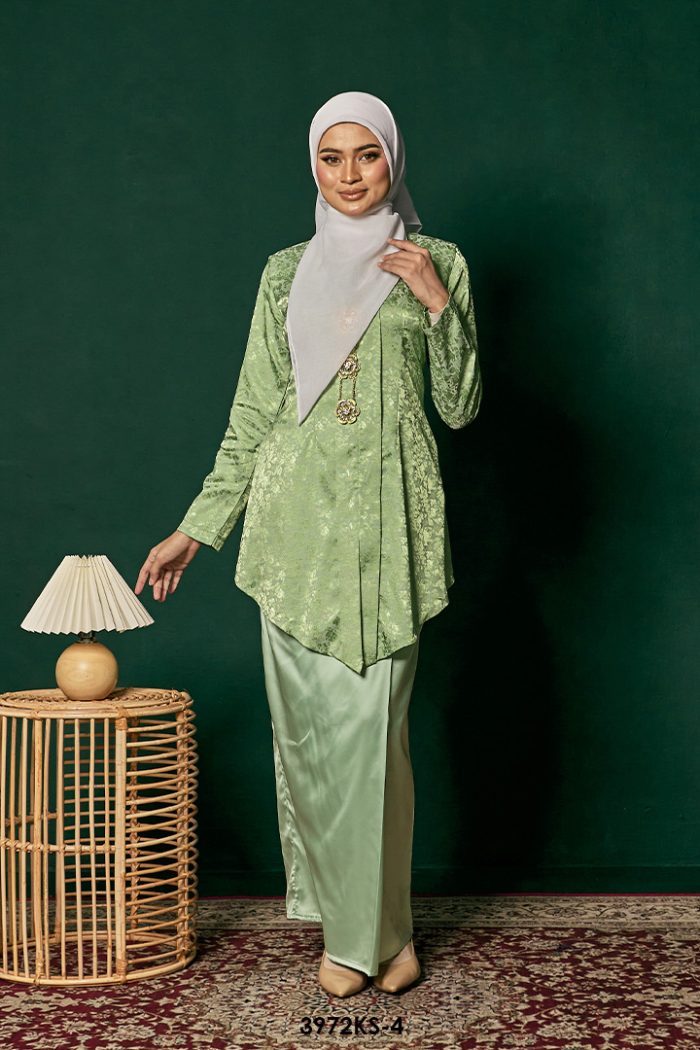 Kebaya Saloma in Pastel Green (3972KS-4)
