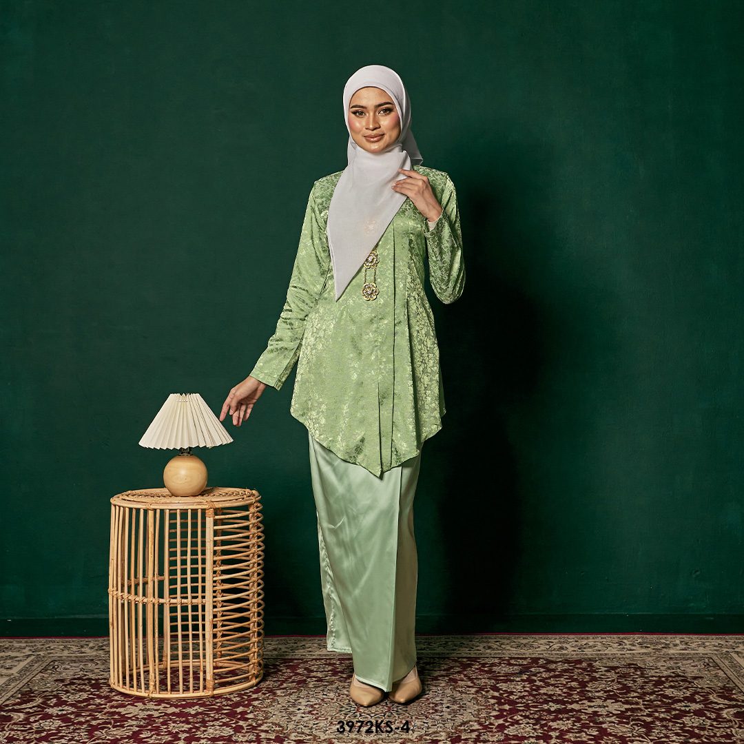 Kebaya Saloma in Pastel Green (3972KS-4)