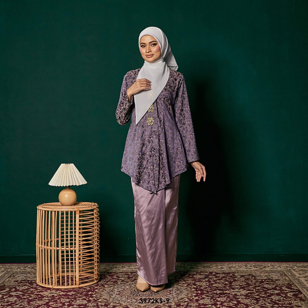 Kebaya Saloma in Muted Purple (3972KS-9)