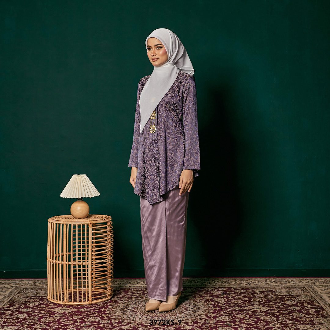 Kebaya Saloma in Muted Purple (3972KS-9) - Image 3