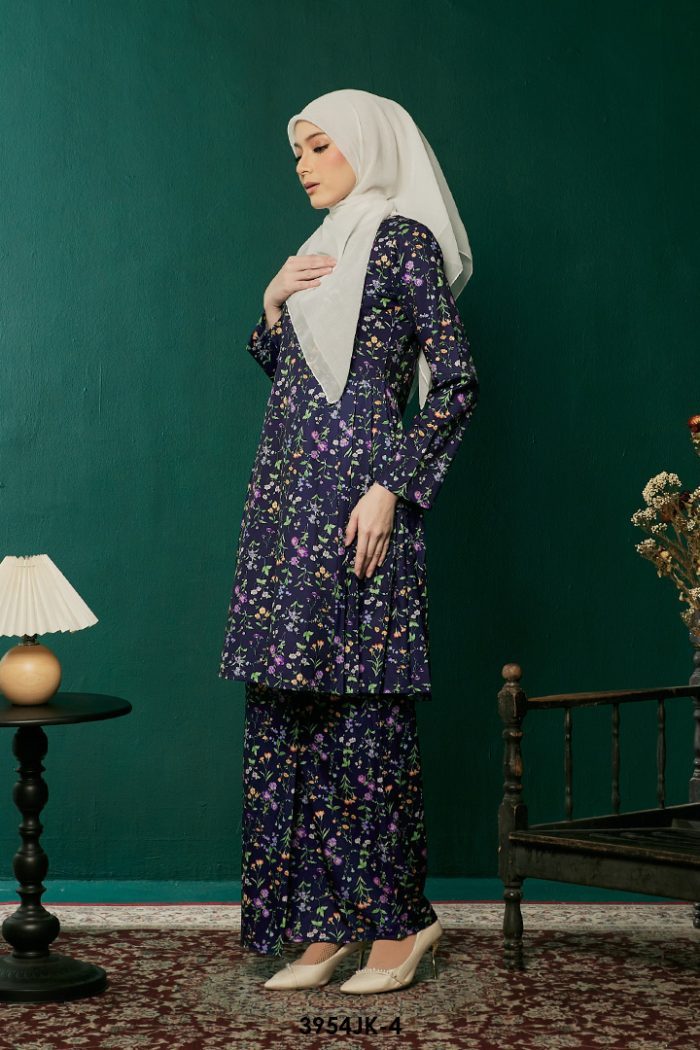 Juliana Kurung in Dark Blue (3954JK-4)