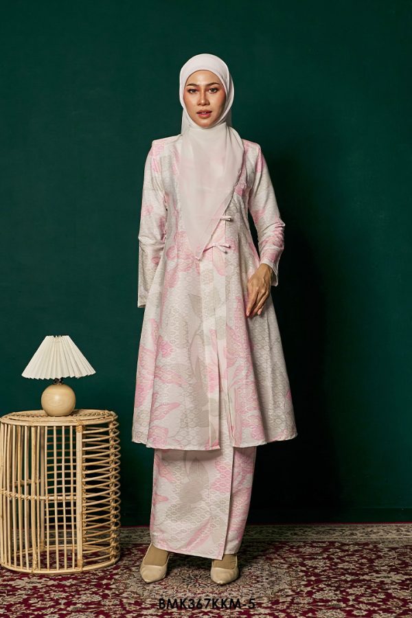 Kebarung Batiq Mia 3.0 Ribbon in Baby Pink (BMK367KKM-5)