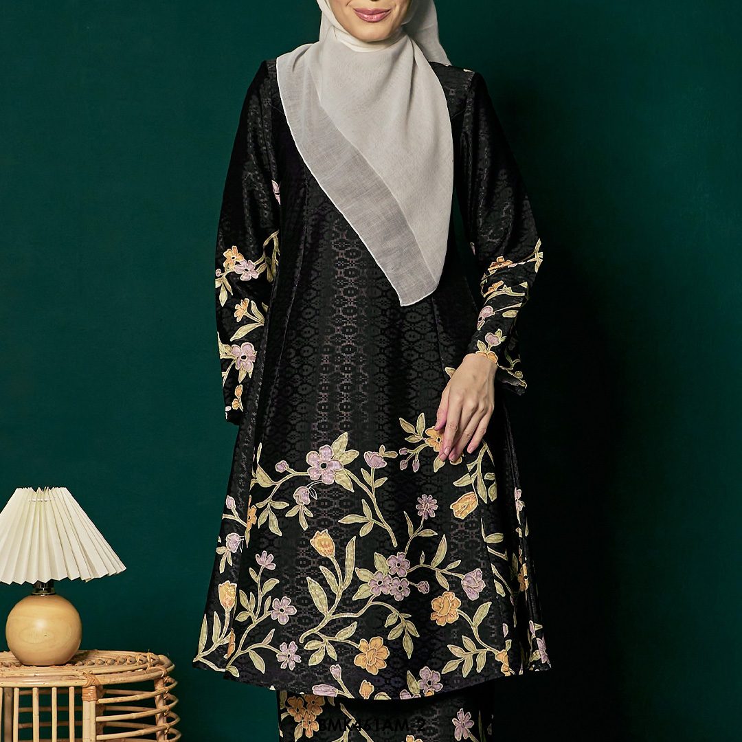 Ameera Kurung Batiq Mia in Black (BMK461AM-2) - Image 4