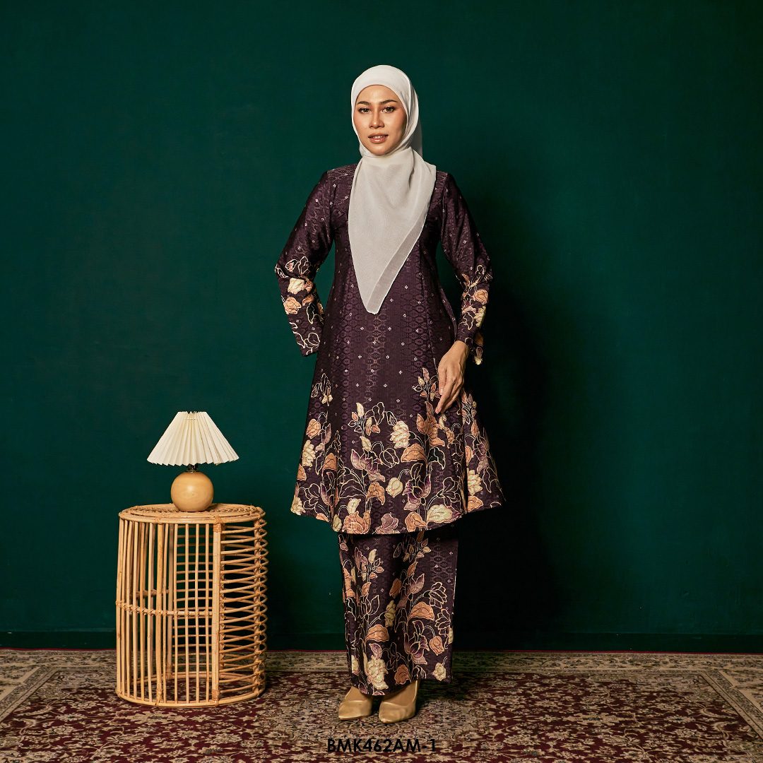 Ameera Kurung Batiq Mia in Deep Purple (BMK462AM-1)