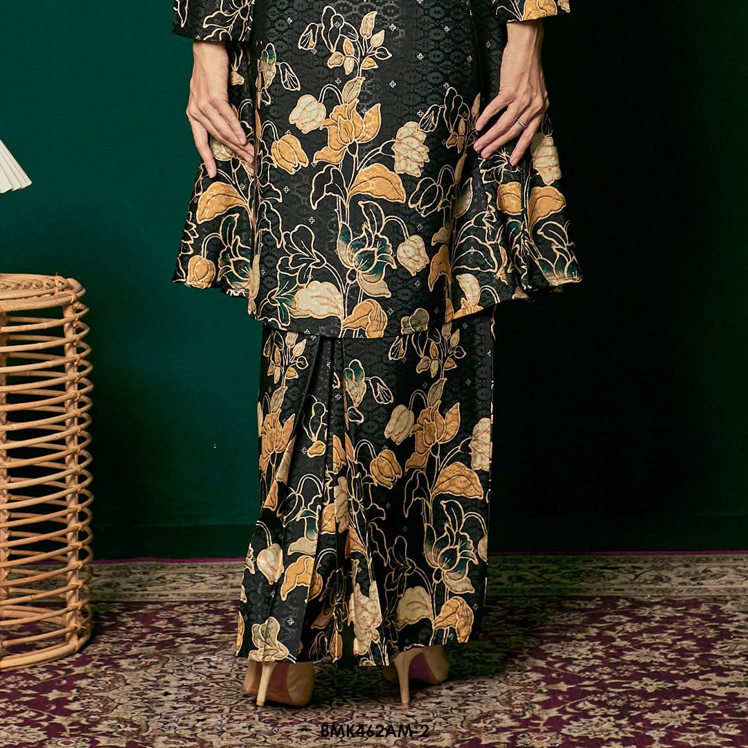 Ameera Kurung Batiq Mia in Dark Green (BMK462AM-2) - Image 3