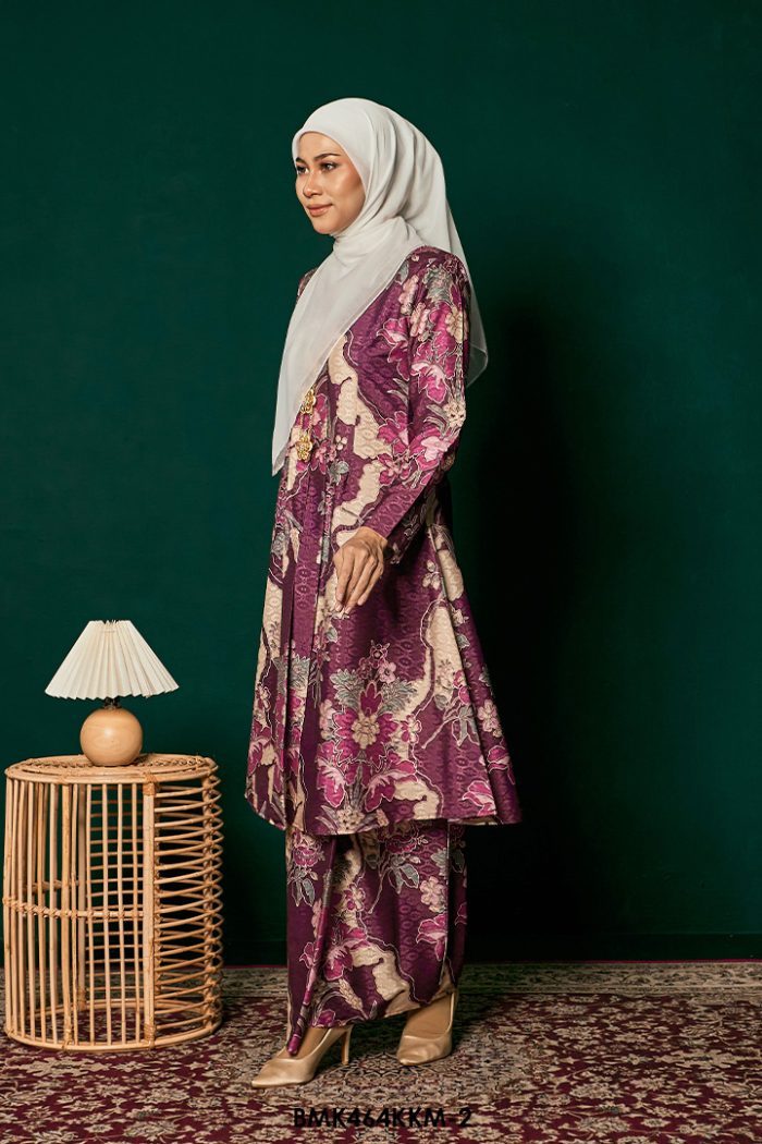 Kebarung Batiq Mia in Burgundy (BMK464KKM-2)