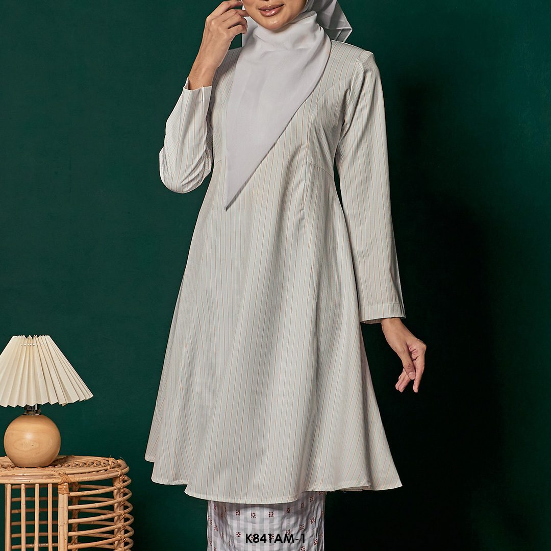 Ameera Kurung in Soft Blue (K841AM-1) - Image 4