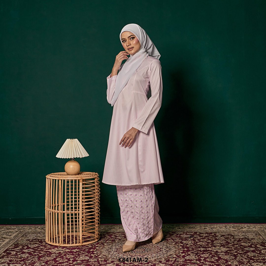 Ameera Kurung in Pink (K841AM-2) - Image 5