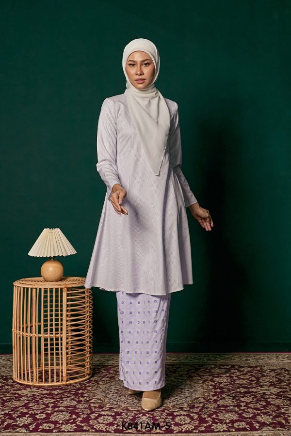 Ameera Kurung in Lilac (K841AM-5)
