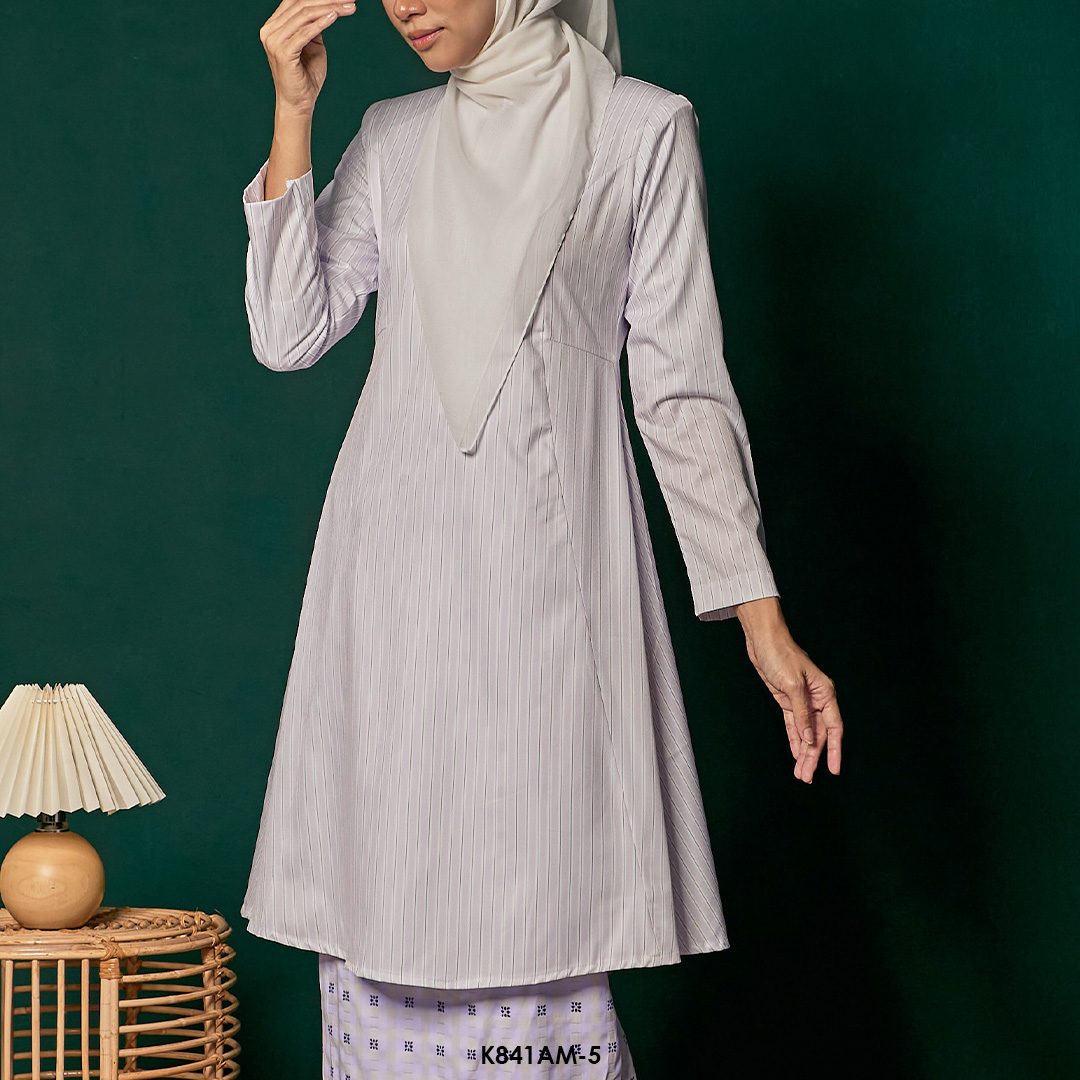 Ameera Kurung in Lilac (K841AM-5) - Image 4