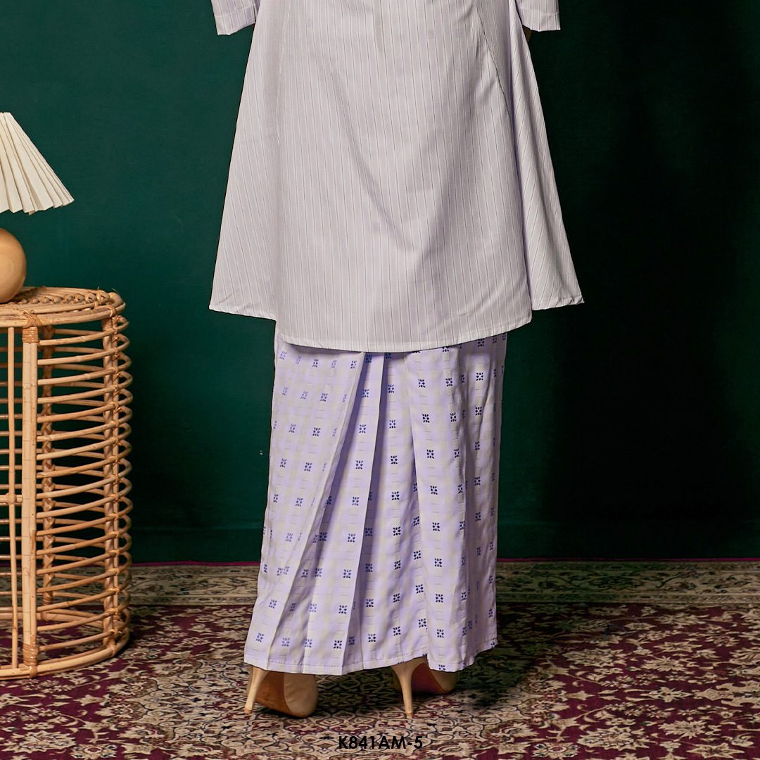 Ameera Kurung in Lilac (K841AM-5) - Image 3