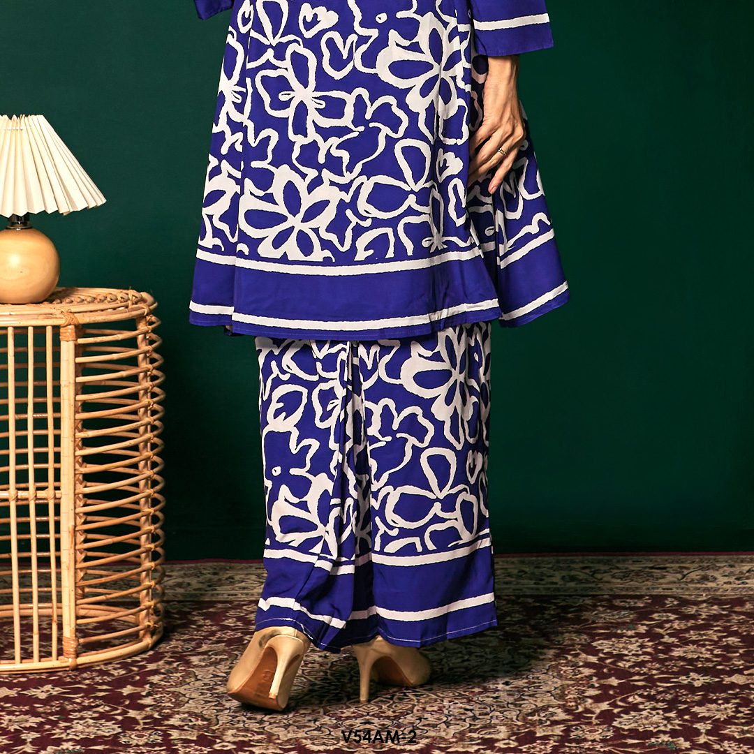 Ameera Kurung 2.0 in Blue (V54AM-2) - Image 3