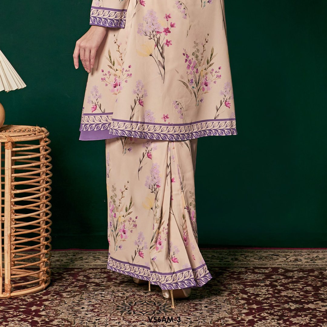 Ameera Kurung 2.0 in Purple (V56AM-3) - Image 3